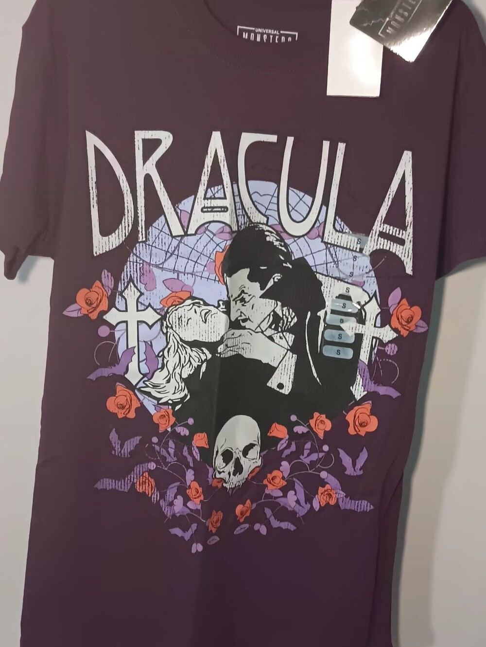 Dracula Graphic Tee - Purple Men’s Short Sleeve Shirt